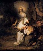Carel fabritius Hagar and the Angel oil painting